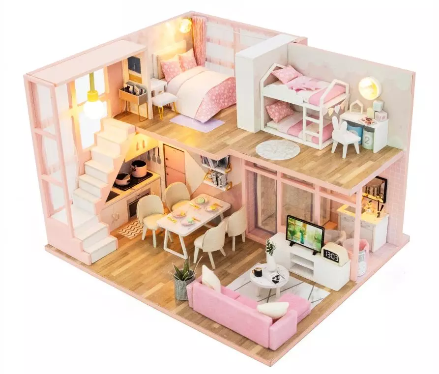 Румбокс интерьерный конструктор MiniHouse Блоггер Хаус Hobby Day PC2302