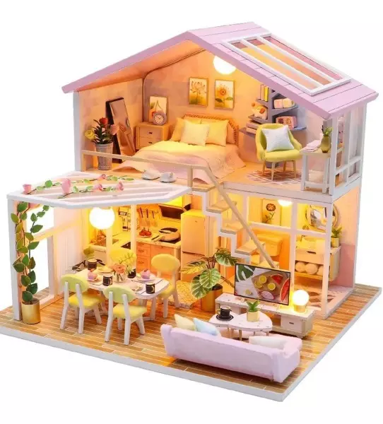 Румбокс интерьерный конструктор MiniHouse Ванильное небо Hobby Day M2001