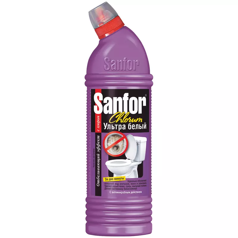 Чистящее средство Sanfor Дезинфекция хлор 750гр