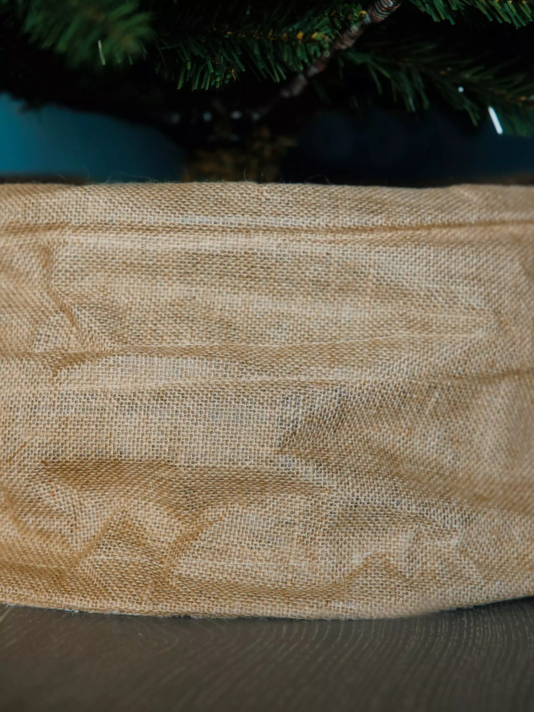 Корзина под елку 68/25 см тканевая Волшебство на ветках VNVTK1-68