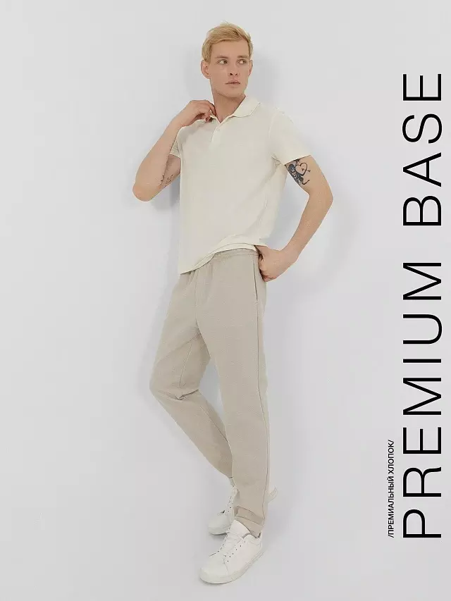Брюки мужские Mark Formelle 181258 двухцветный алюминий, р-р 98-182/188 (54 / XXL)