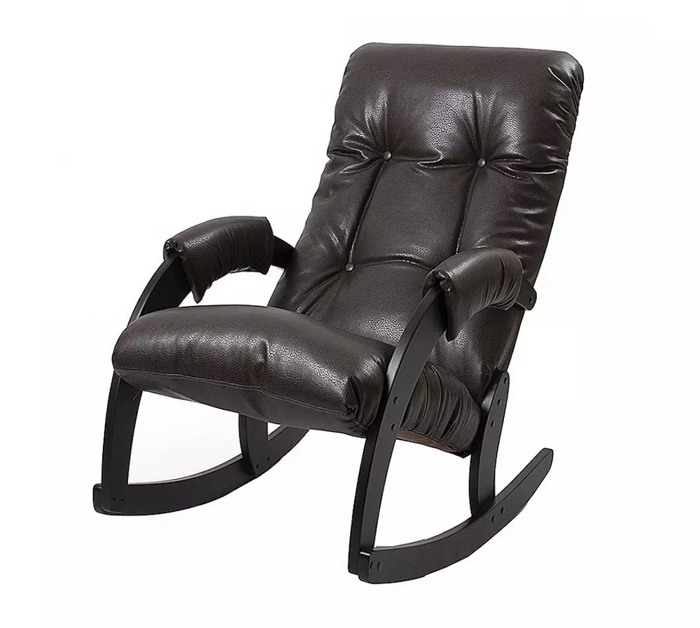 Кресло -качалка Сара №67 арт.GS-67 венге темно-коричневый,  коричневый