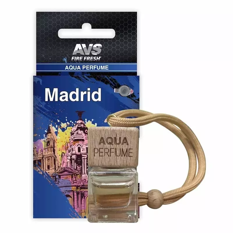 Ароматизатор для автомобиля AVS AQP-01 AQUA PERFUME (аром. Invictus/Непокоренный) Spain /Mad