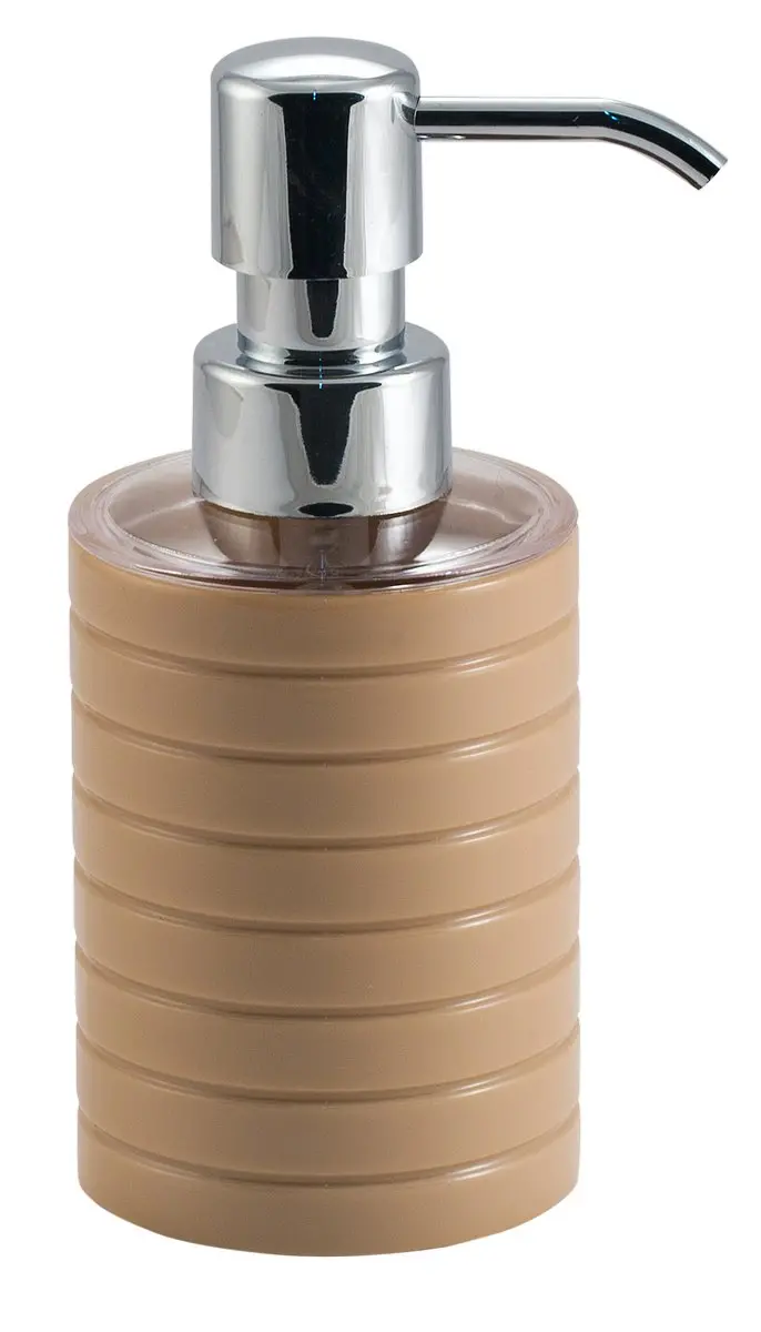 Дозатор для жидкого мыла , пластик Trento беж SWP-0680BG-A