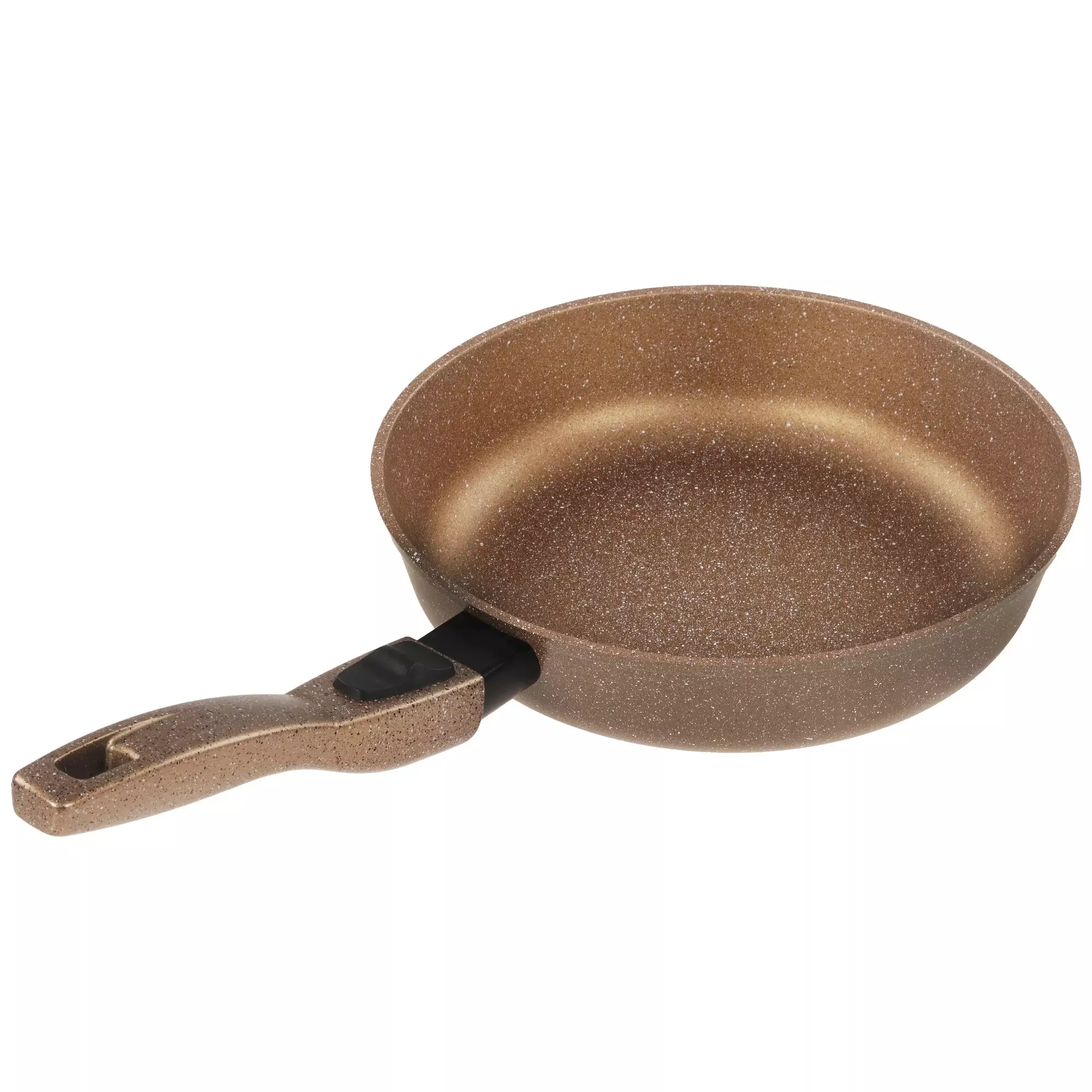 Сковорода 24 см, литой алюминий, индукция, съёмная ручка DARIIS ГРАНИТ ELZ-24-ср-d