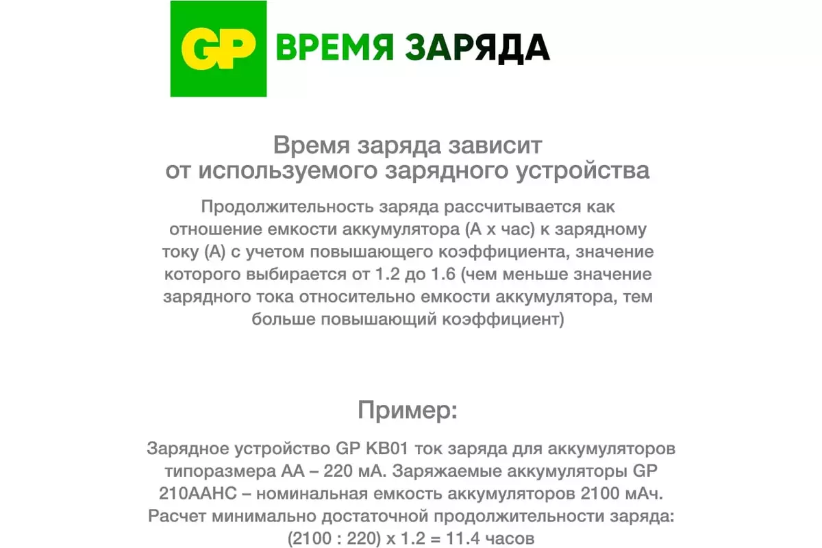 Аккумуляторная батарейка АА 2650мАч 4шт GP