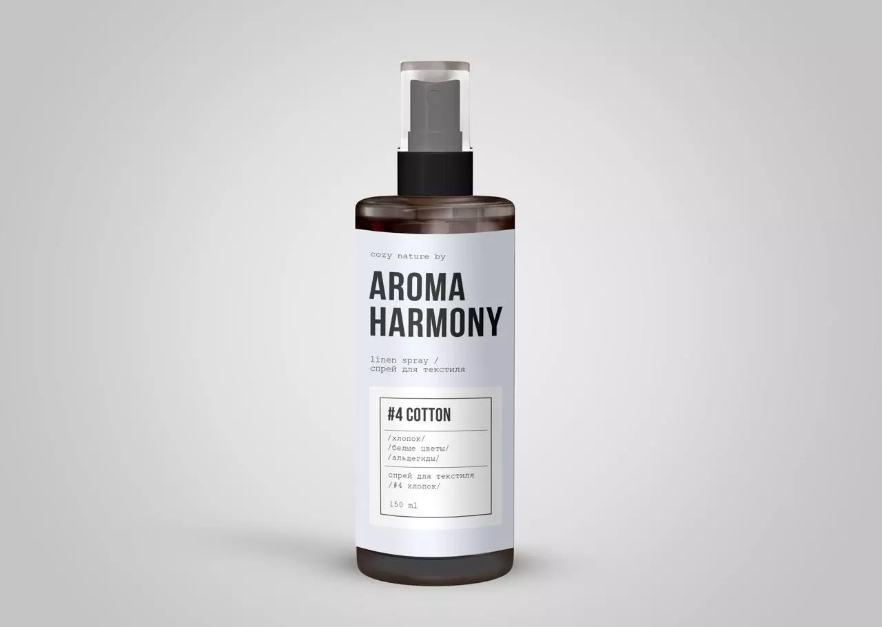 Спрей для текстиля ароматический Aroma Harmony #4 Cotton 150 мл