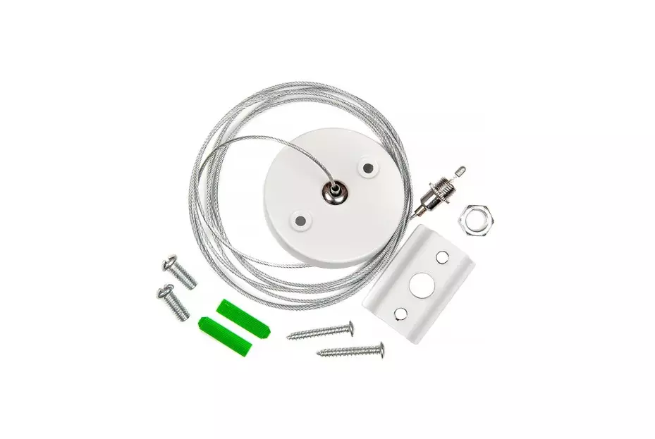 Подвес для однофазного шинопровода 200см белый General Lighting Systems 580905