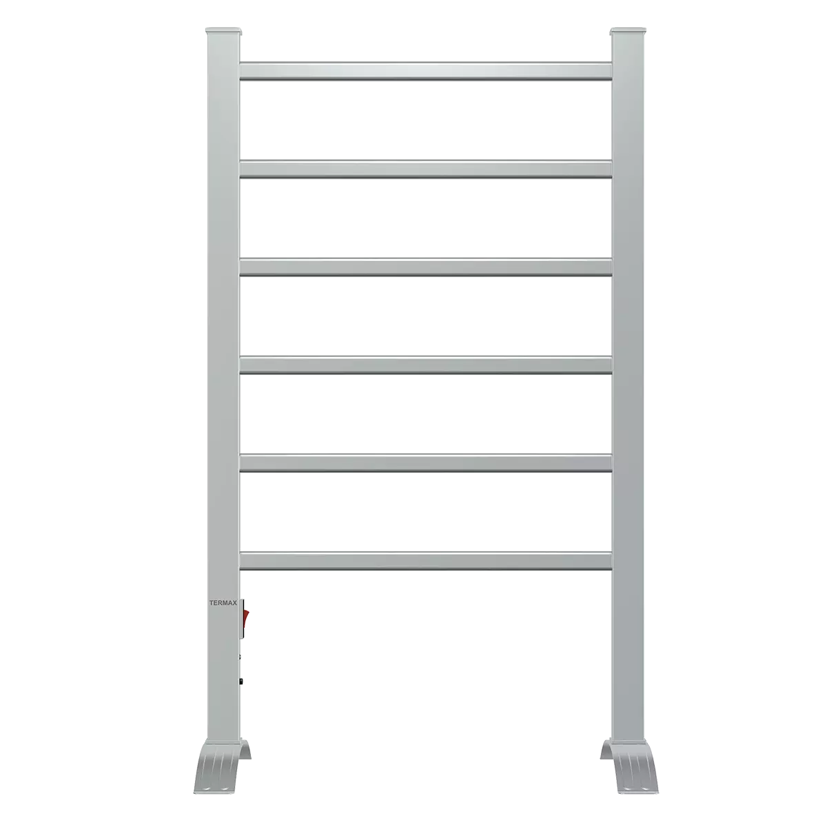 Полотенцесушитель электрический Лесенка 530х860 мм 100 Вт Termax Ida 801 013 напольно-настенный, серый