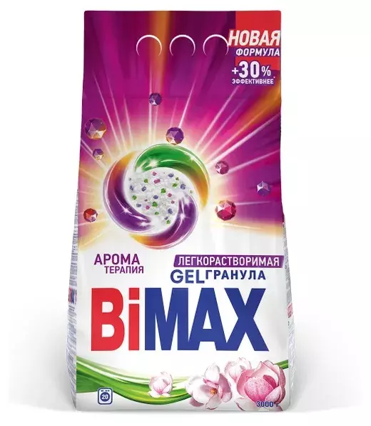 Стиральный порошок Bimax 3кг автомат Ароматерапия универсальный
