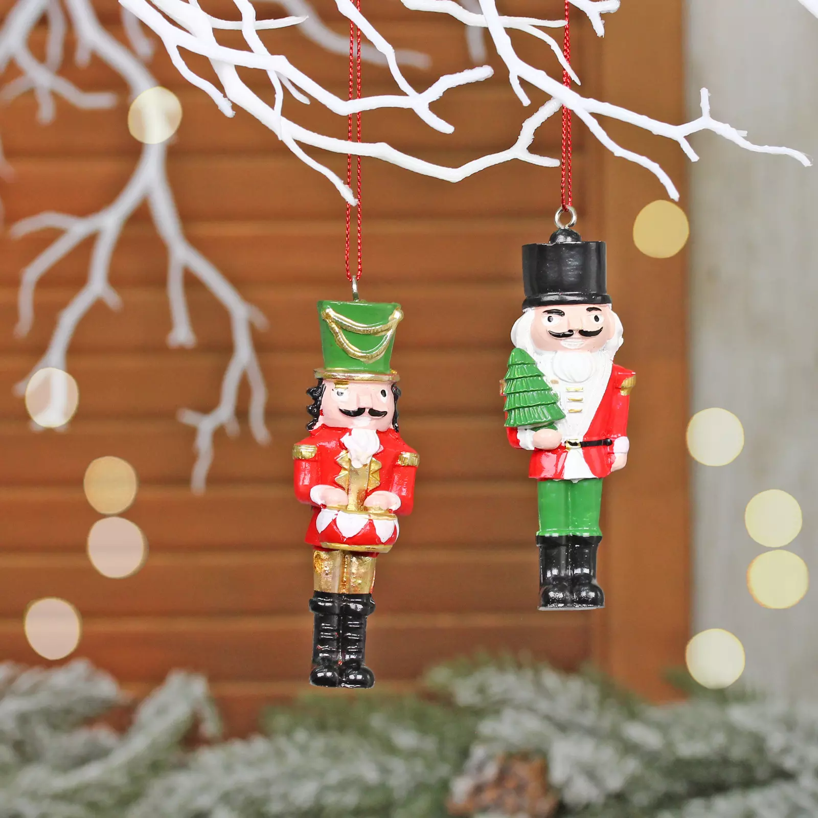 Елочные украшения Щелкунчик Сказка (2 шт) 10х3 см 916-1737