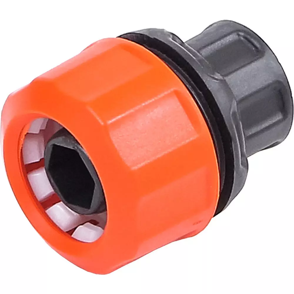 Коннектор для шланга 3/4" с цанговым зажимом 1/2" Жук 4060-00