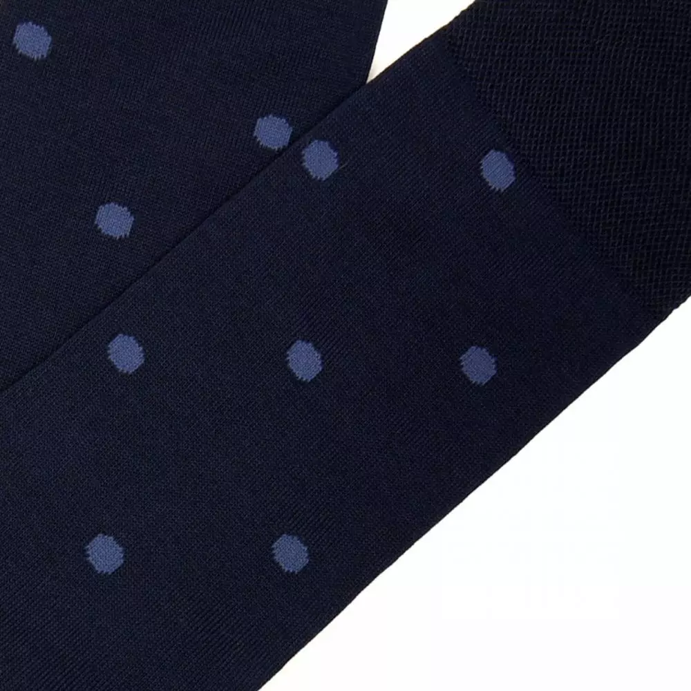 Носки мужские Tezido Luxury Mercerized Cotton Dots Т1002 (Sapphire / jeans) р-р 41-43