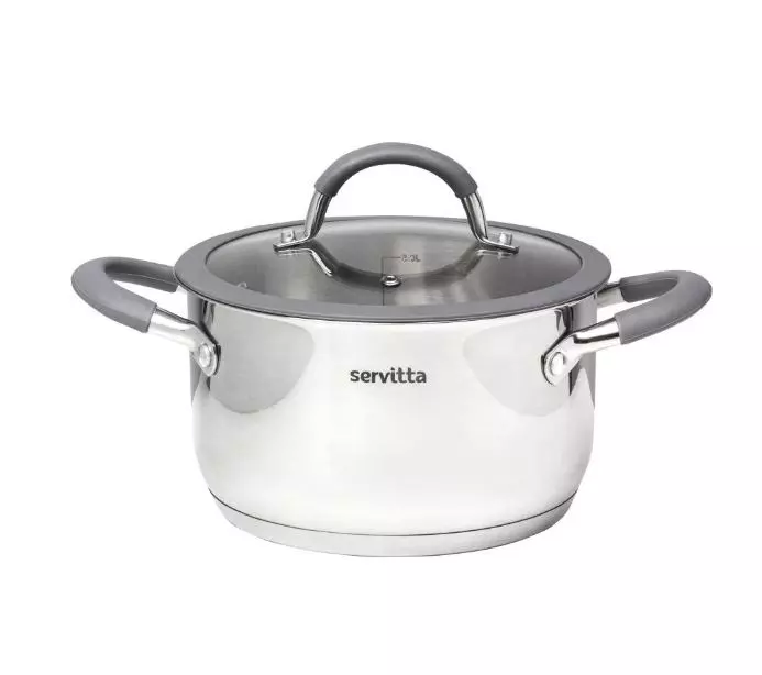 Кастрюля с крышкой Servitta 2,2 литра серия KITCHEN FANTASY Sr0103