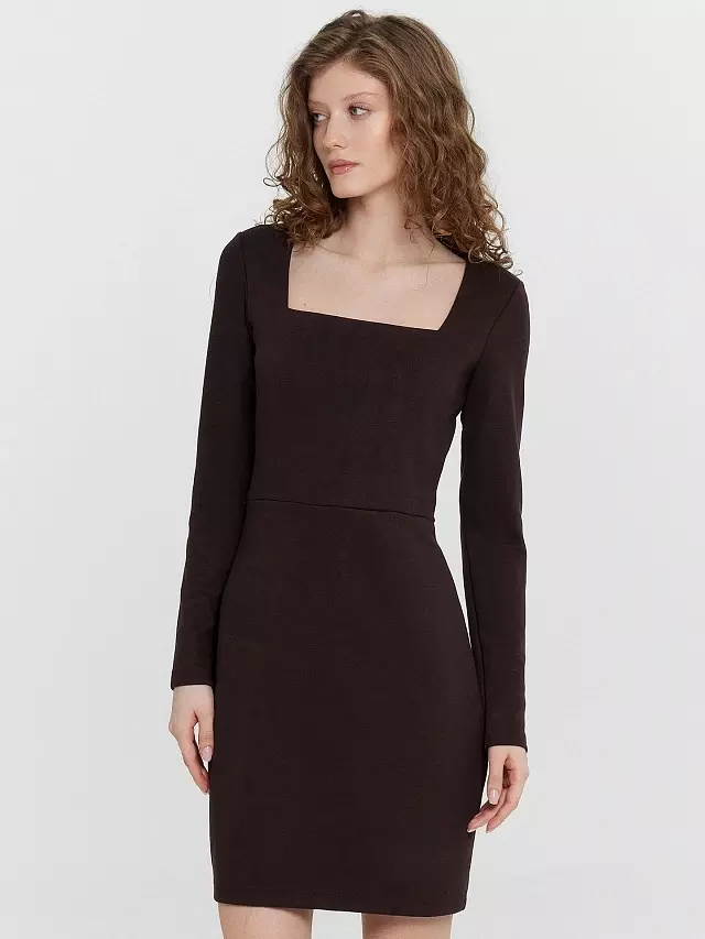 Платье женское Mark Formelle 152673 черный кофе, р-р 164/170-100-106 (50 / XL)