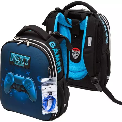 Рюкзак &quot;deVENTE. Choice. Next Level Gamer&quot; школьный жесткий 38x28x16 см (17 л) вес 1000 г, 1 отделен