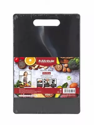 Доска разделочная ATTRIBUTE MARBLE Black 20х30см ABX145