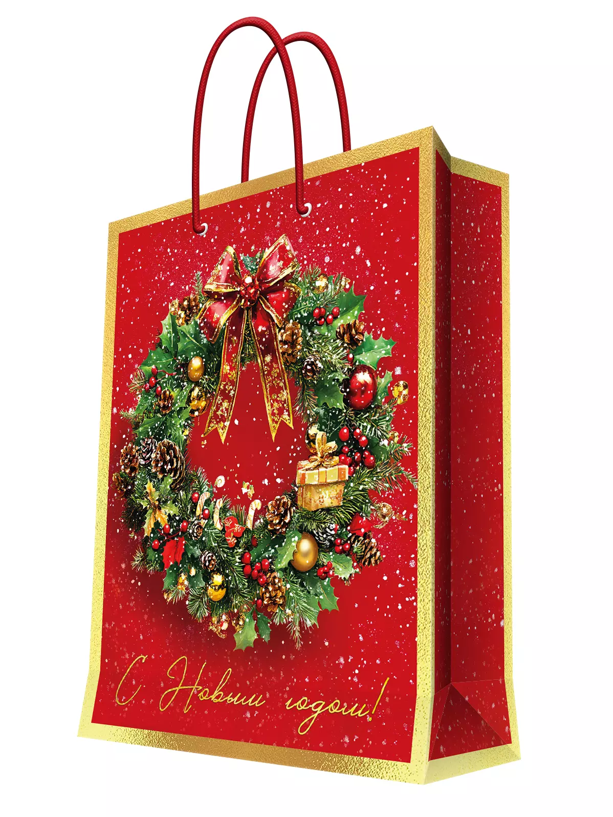 Подарочный пакет с ламинацией 26x32,4x12,7см 95734FE