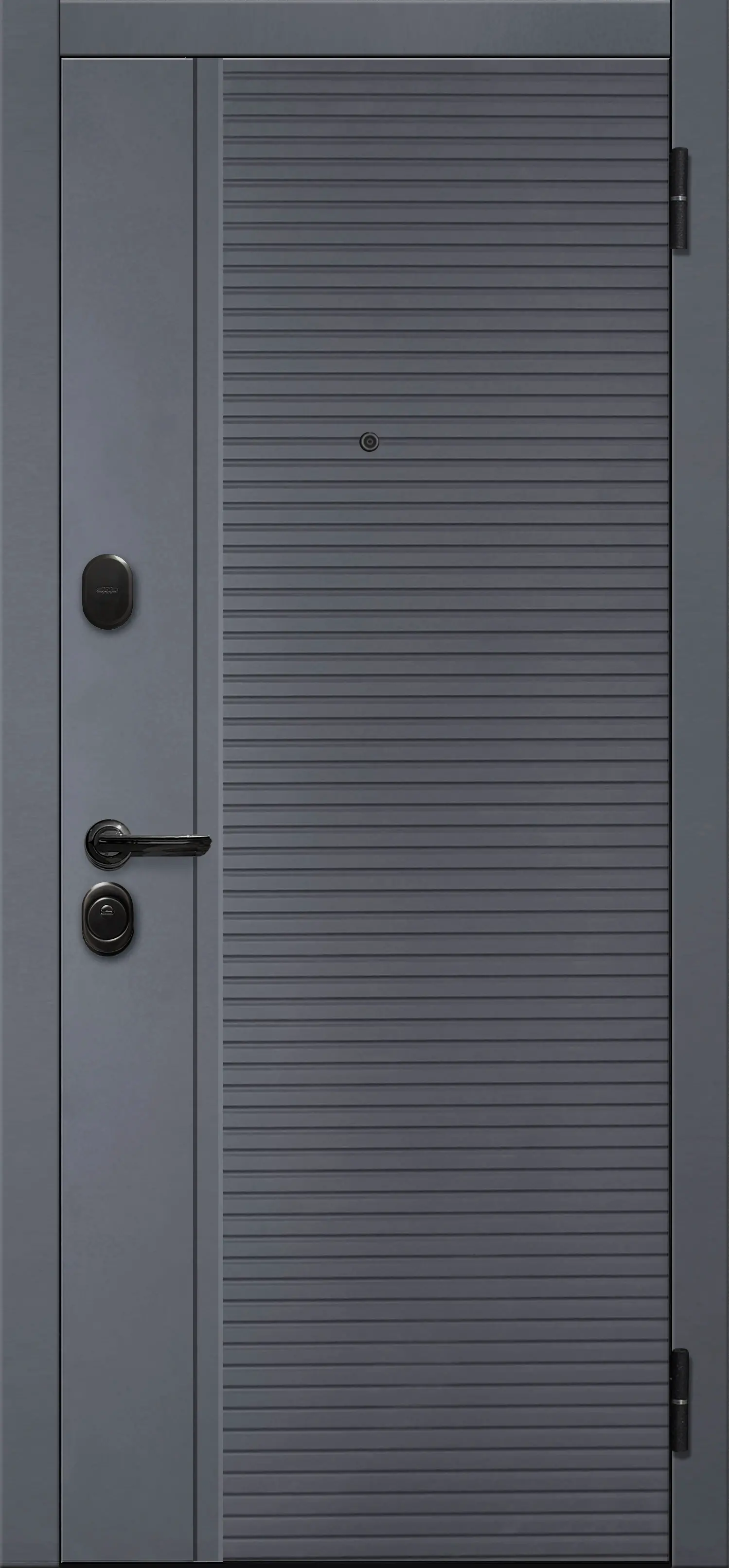 Дверь входная металл. 7,5 мм Бостон Бетон снежный Царга (860мм) правая