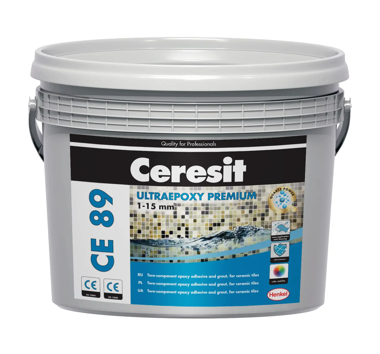 Затирка эпоксидная Ceresit CE 89 №807 Серый Жемчуг 2,5 кг