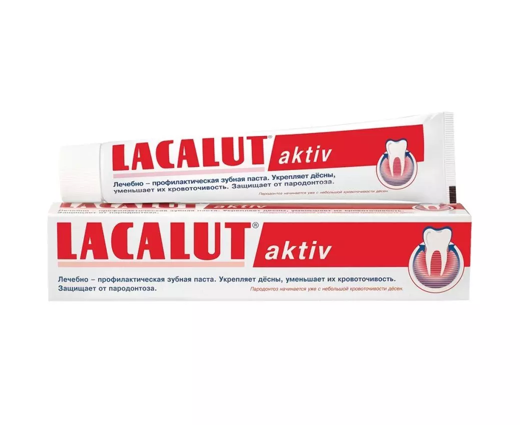 Зубная паста Lacalut aktiv профилактическая 75 мл
