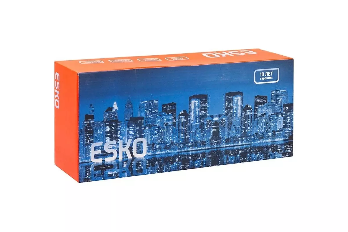 Смеситель для ванны, длинный излив 30 см, хром, с аксессуарами, ESKO Lagos LG 31, экосплав