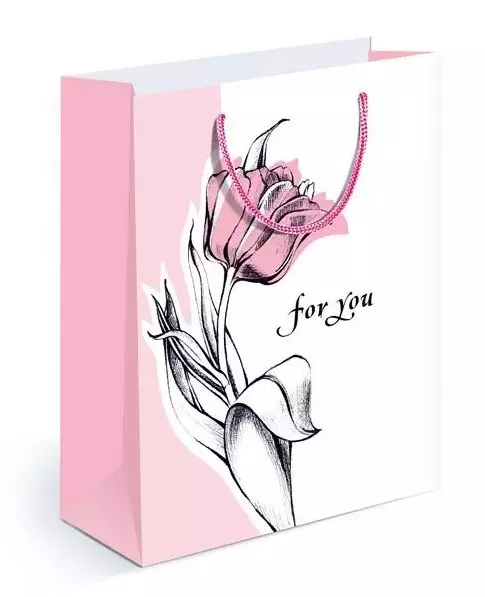Пакет подарочный (M) Тюльпан For you 15.11.01731