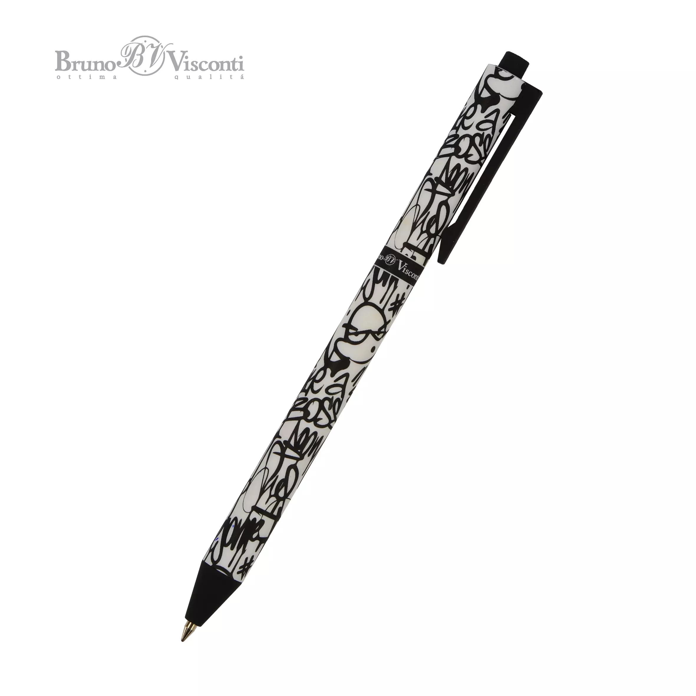 Шариковая ручка автомат BrunoVisconti ArtClick. Граффити 0.5 мм, синяя