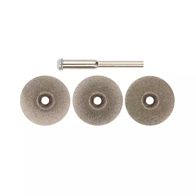 Круги отрезные для гравера с насадкой FIT 36930 алмазные 4 шт d-22 мм