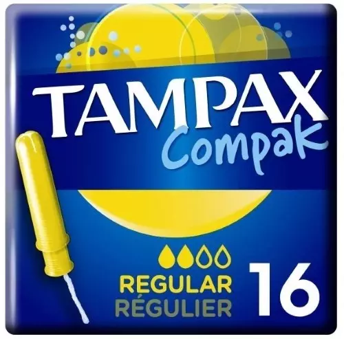 Тампоны TAMPAX Compak Regular 16шт