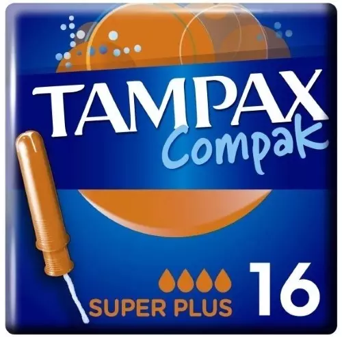 Тампоны TAMPAX Compak Super Plus 16 шт