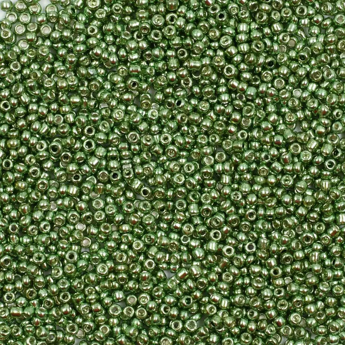 Бисер (стекло) 11/0, 20г, 1114зеленый/глянцевоепокрытие Astra&Craft