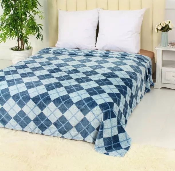 Плед 180*210 см велсофт гарвард Душечка