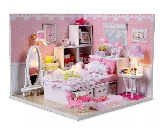 Румбокс интерьерный конструктор MiniHouse Комната маленькой принцессы Hobby Day M001