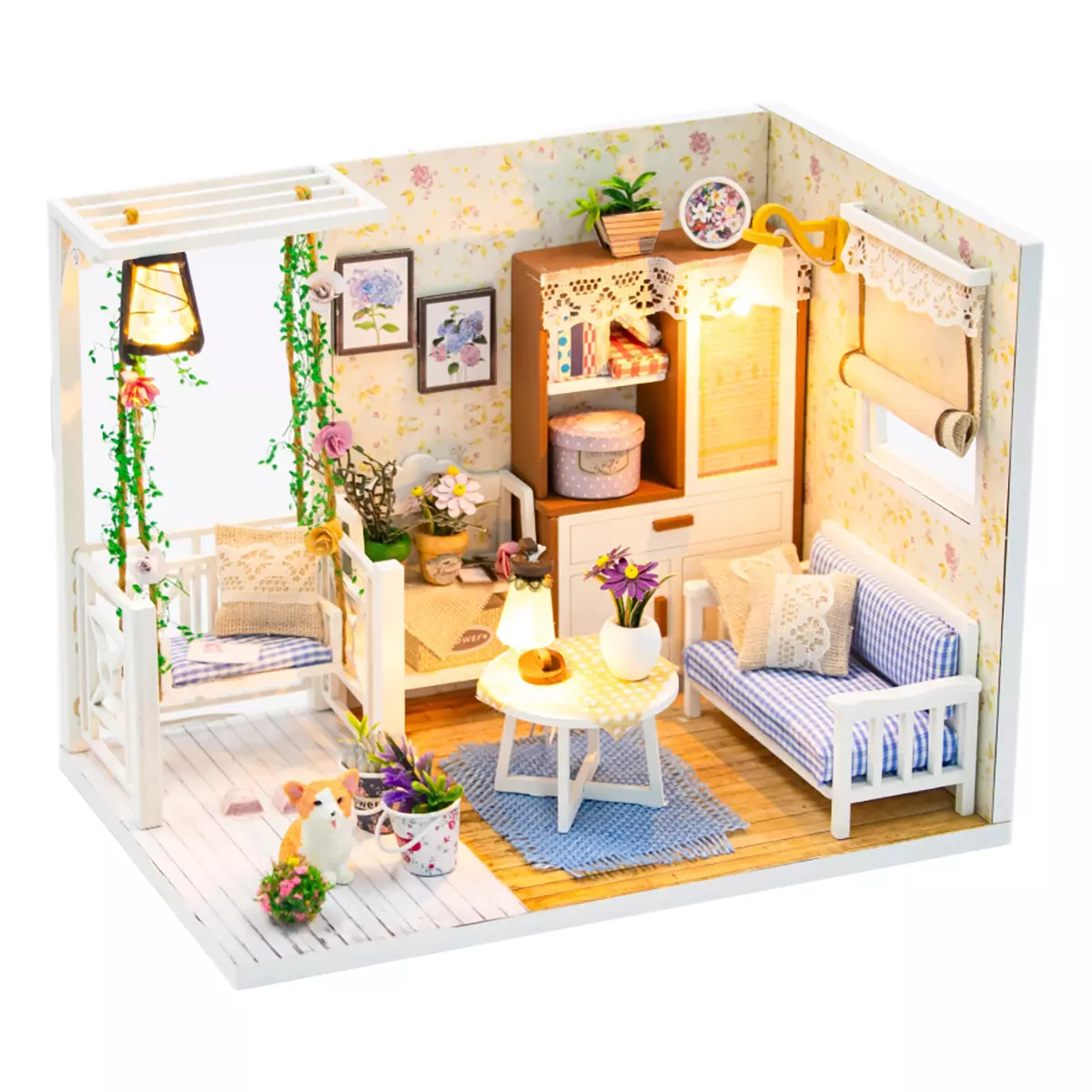 Румбокс интерьерный конструктор MiniHouse На даче Hobby Day PC2412