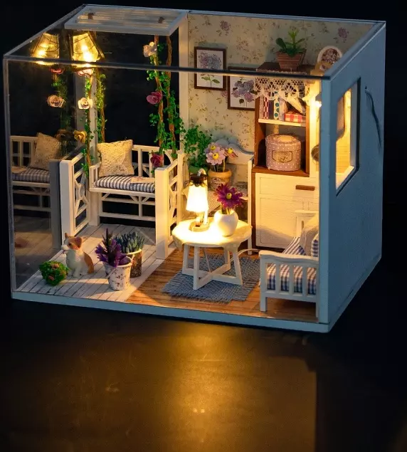 Румбокс интерьерный конструктор MiniHouse На даче Hobby Day PC2412