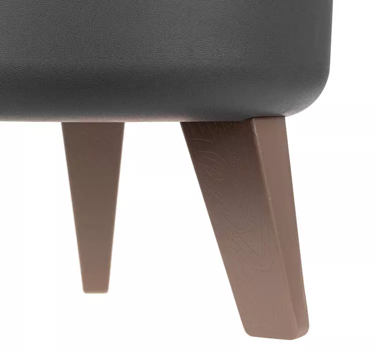 Кашпо на ножках высокое ФЛОРИАН 19л с автополивом графитовый