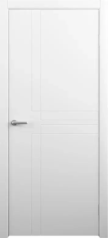 Дверь Геометрия-3 Эмаль белый (защелка маг.)600*2000
