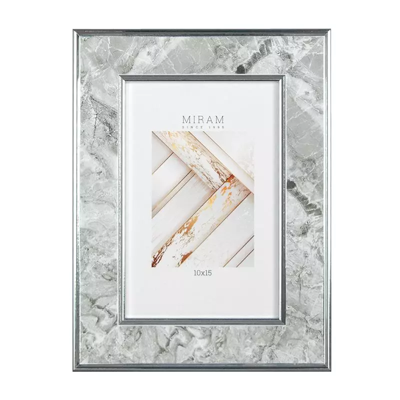 Фоторамка 10х15 см серый мрамор 653385-4 Мирам