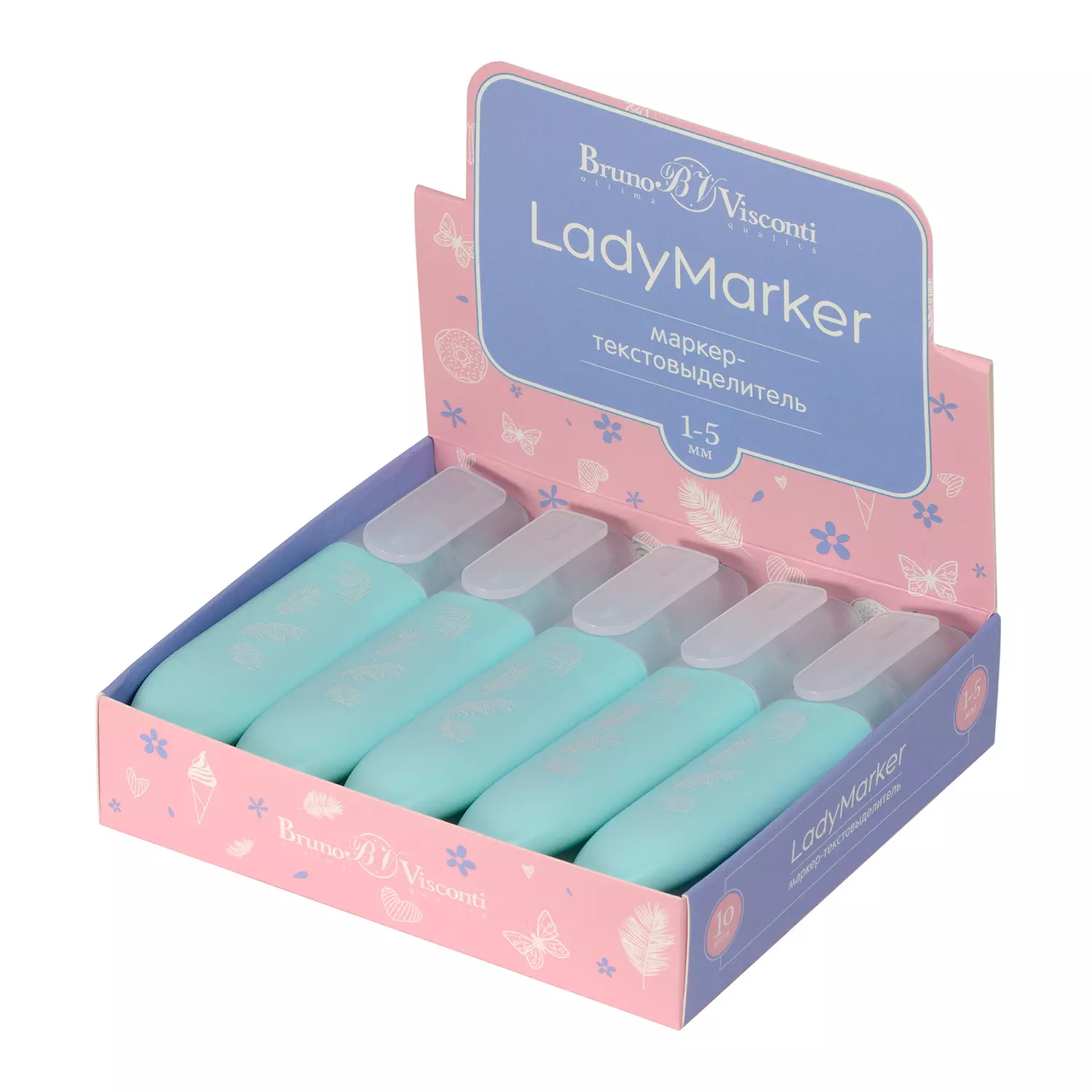 Текстовыделитель LadyMarker БИРЮЗОВЫЙ