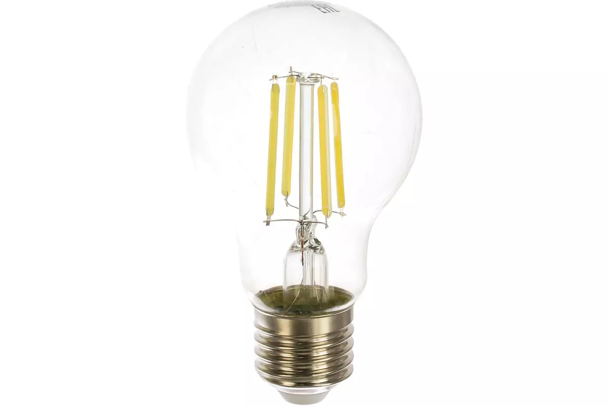 Светодиодная лампа Е27 220В 10Вт 2700К груша филаментная теплый свет General 631700