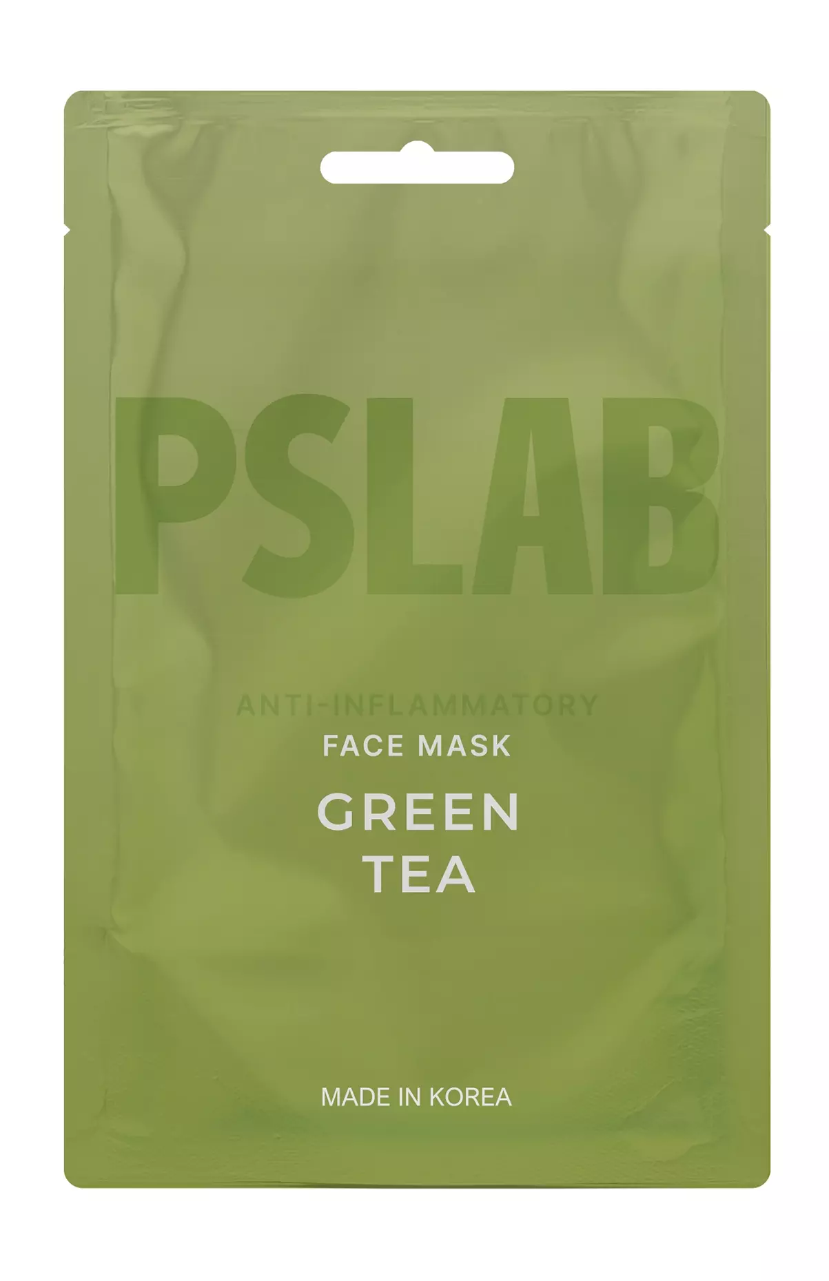Маска для лица тканевая PSLAB Green Tea противовоспалительная 23 мл