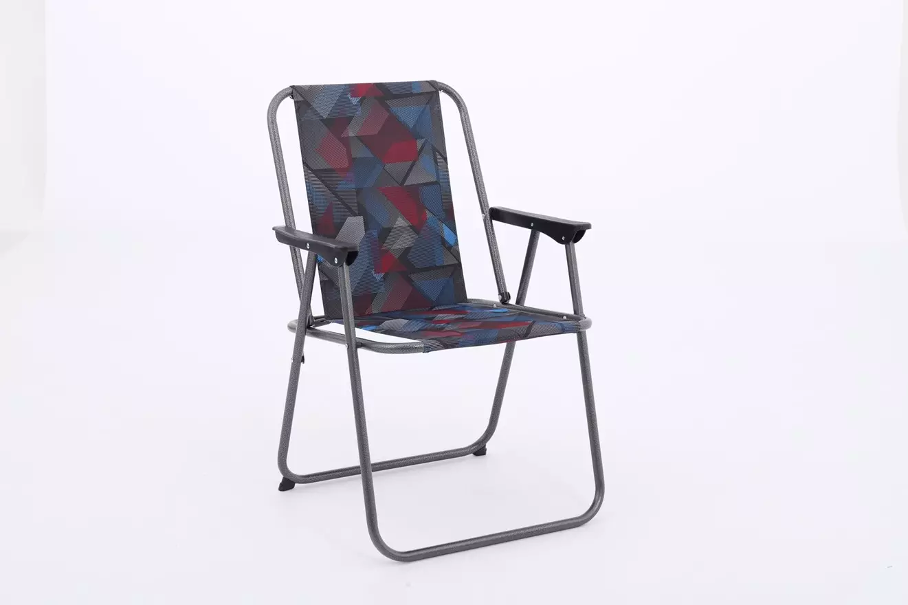 Складное кресло  53х58х75см, сталь 18мм с полимерным покрытием, оксфорд 600х600, макс 90кг арт.CFBX0020-SR Код270157