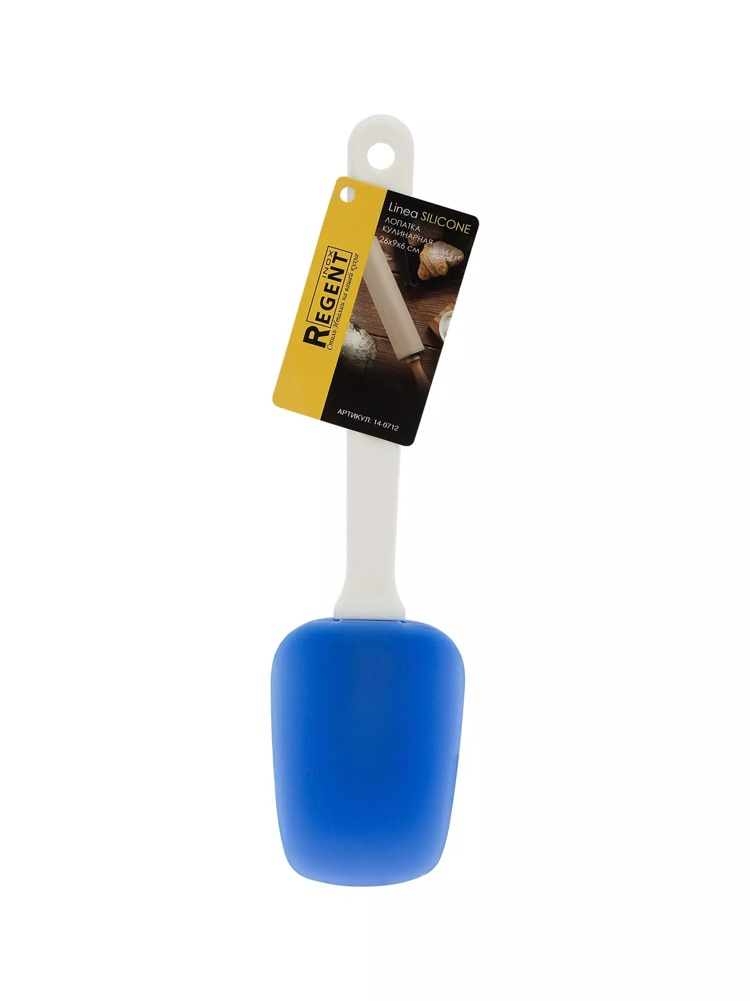 Лопатка кулинарная 26х9х6 см, Silicone, 14-0712