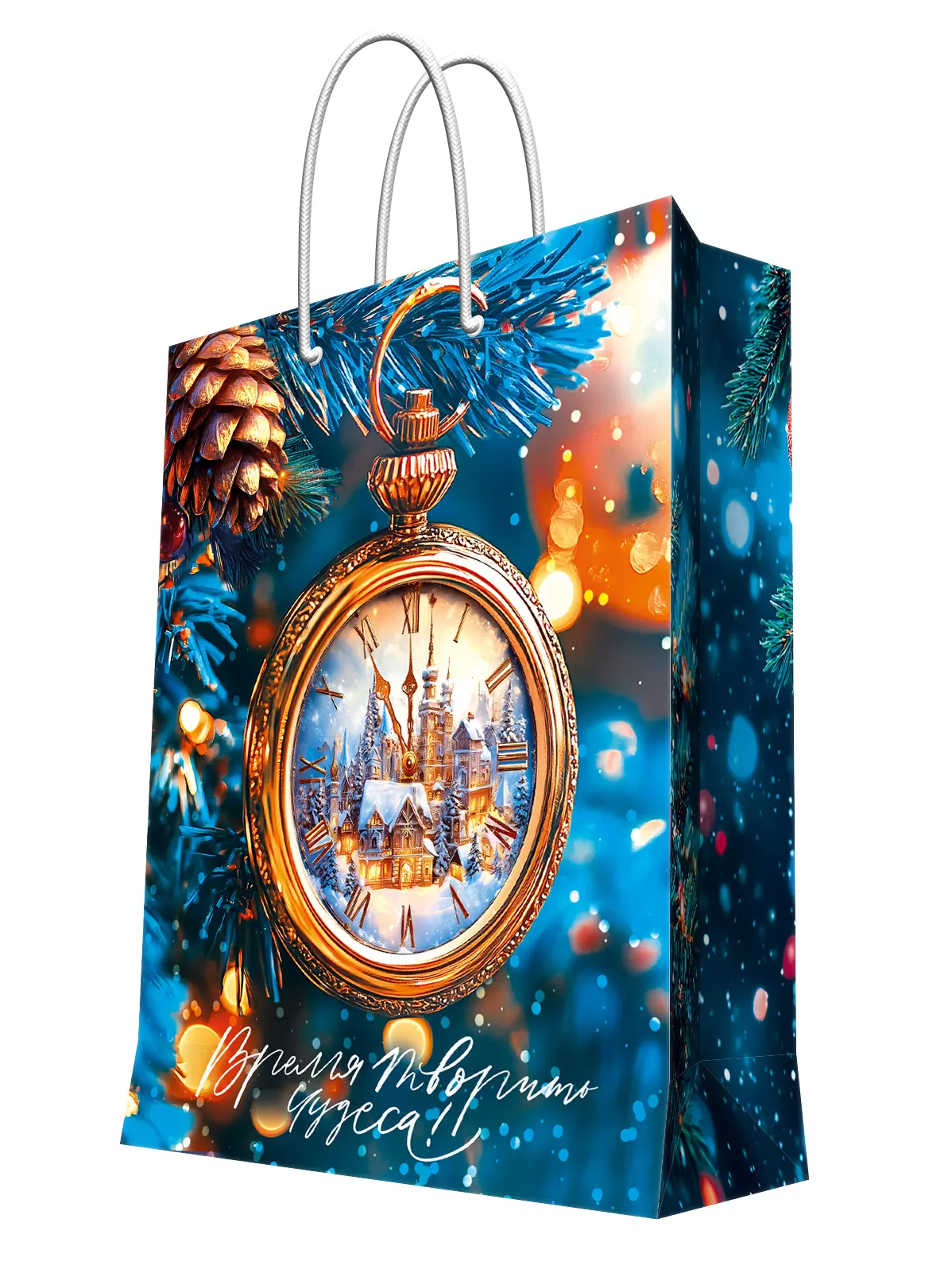 Подарочный пакет с ламинацией 26x32,4x12,7см 95741FE