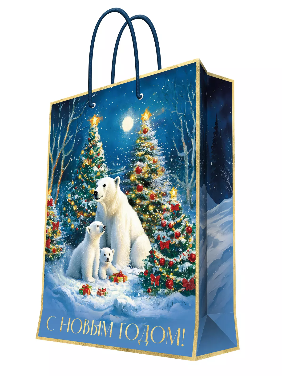 Подарочный пакет с ламинацией 26x32,4x12,7см 95742FE