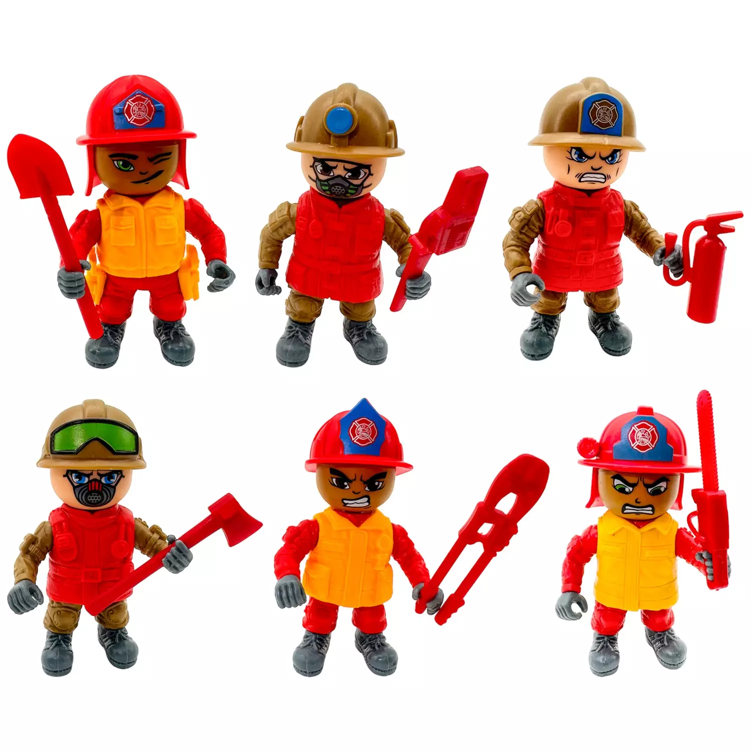 Фигурки пожарных 8 см в ассортименте 6 видов Funky Toys FT0735466