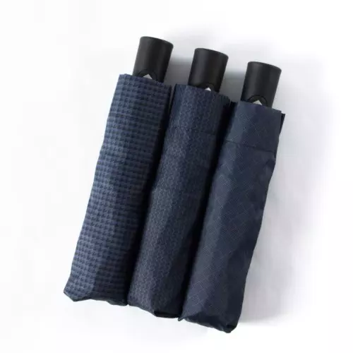 Зонт мужской полный автомат синий клетка JIN