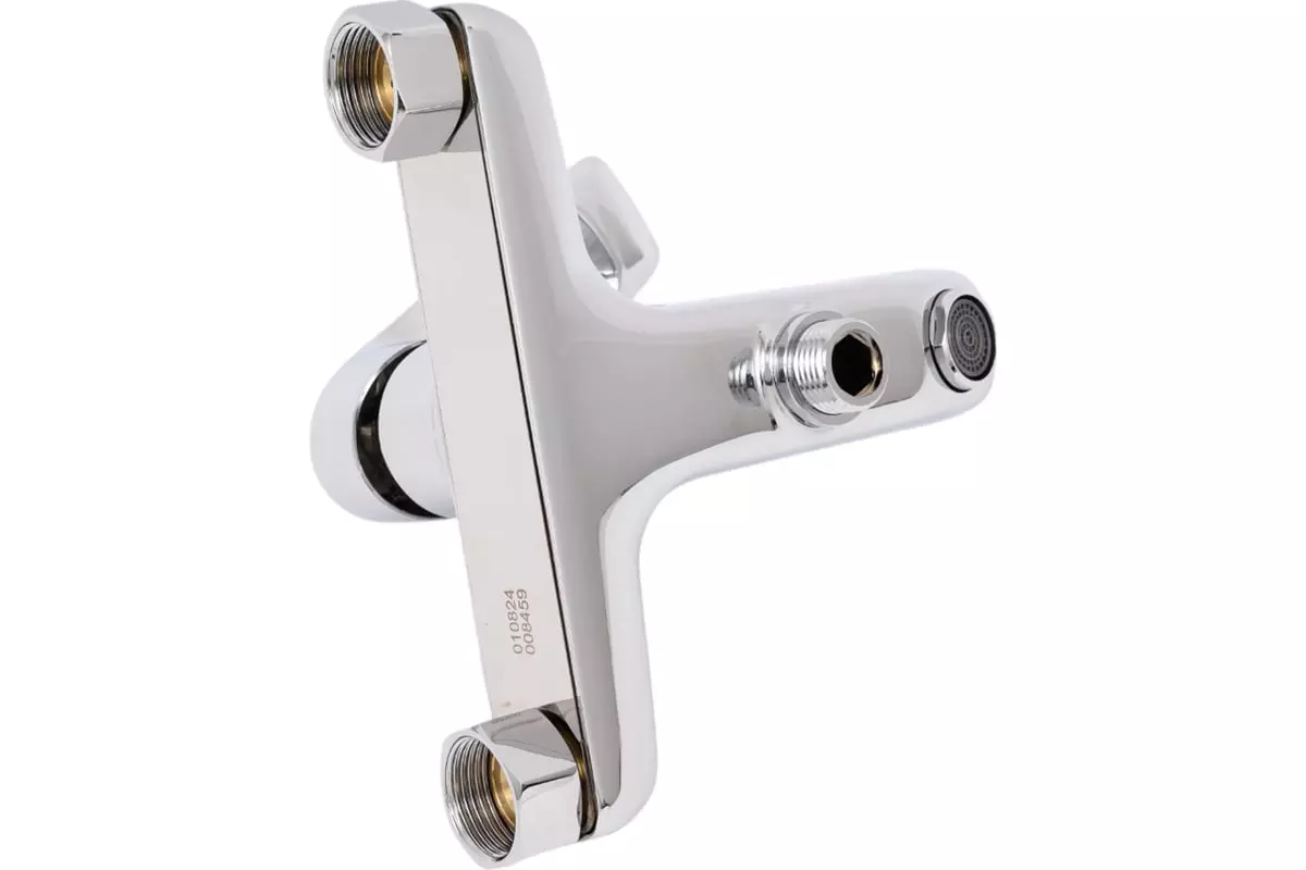 Смеситель для ванны, короткий излив, хром, без аксессуаров, ESKO Lagos LG 54, экосплав