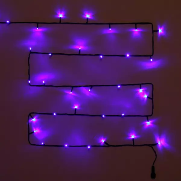 Уличная гирлянда Нить 11 м 120 ламп синий (8 режимов) 183-161